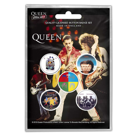Queen Button Badge Pack: Later Albums (Retail Pack)