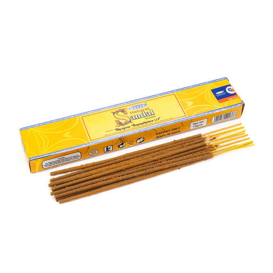 Satya Natural Sandalwood 15g Incense Sticks