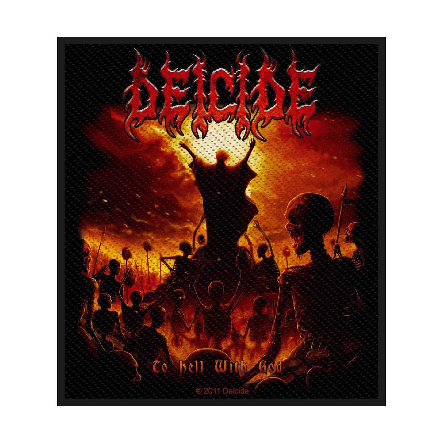 Deicide To Hell With God Standard Patch