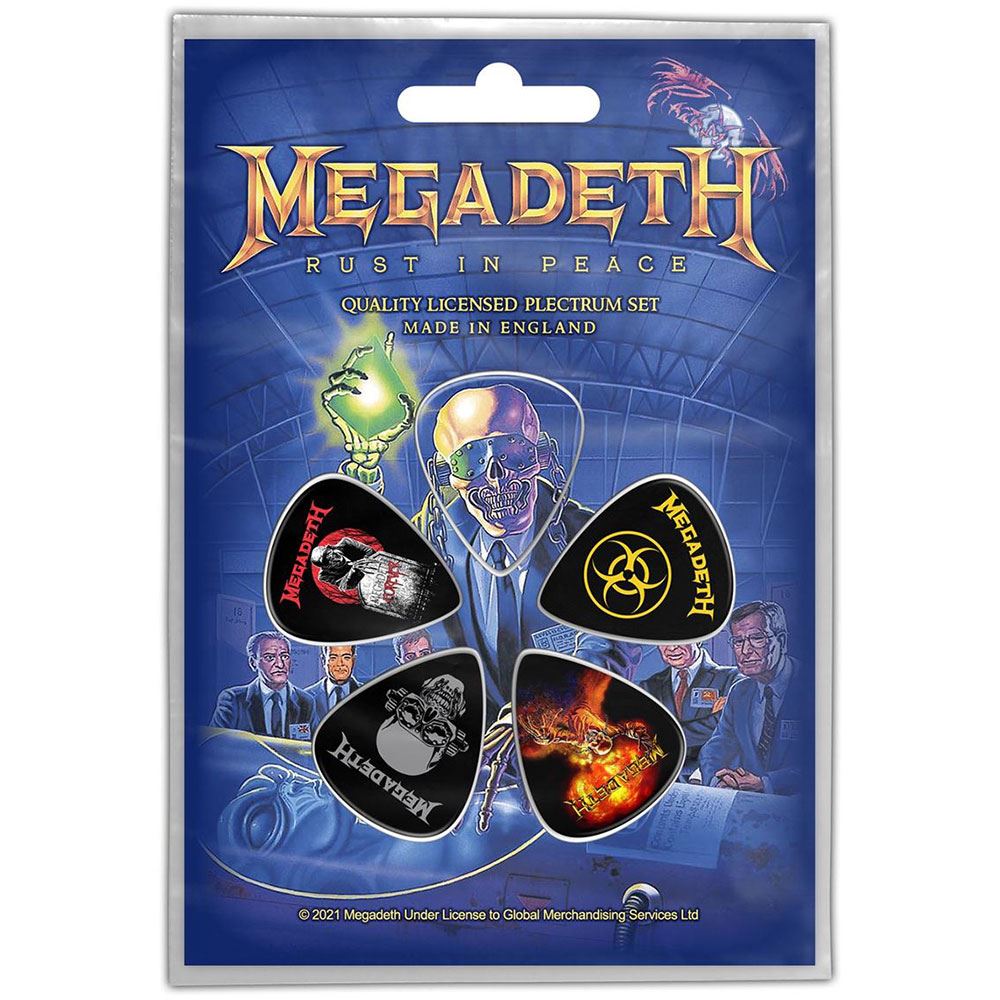Megadeth Rust in Peace Plectrum Pack
