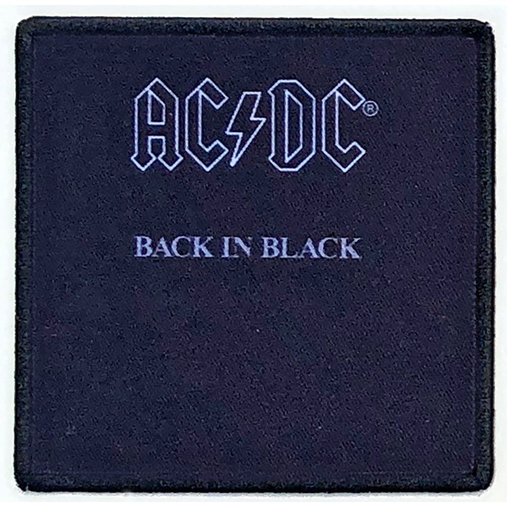 ACDC Back In Black Printed Patch