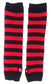 Stripe Armwarmers Ladies Black/Red Size O/S