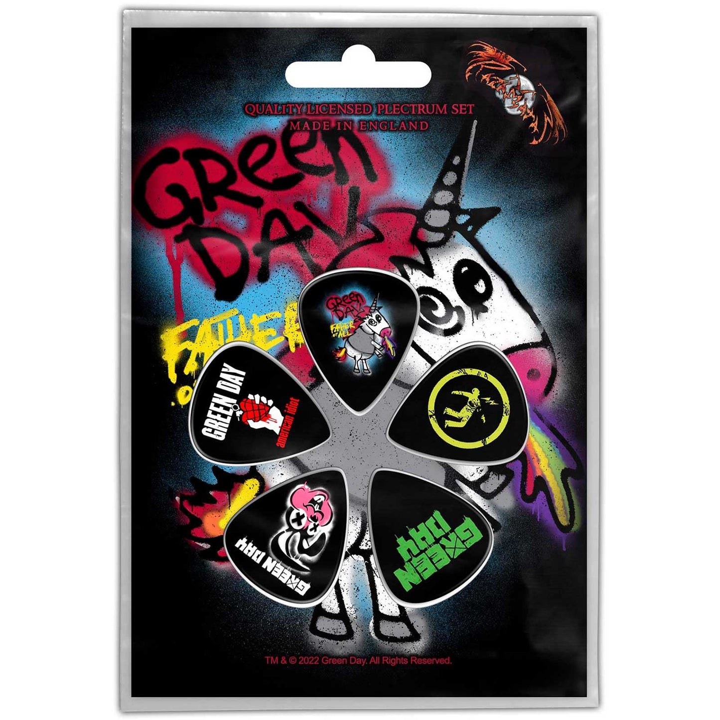 Green Day Father Of All Plectrum Pack