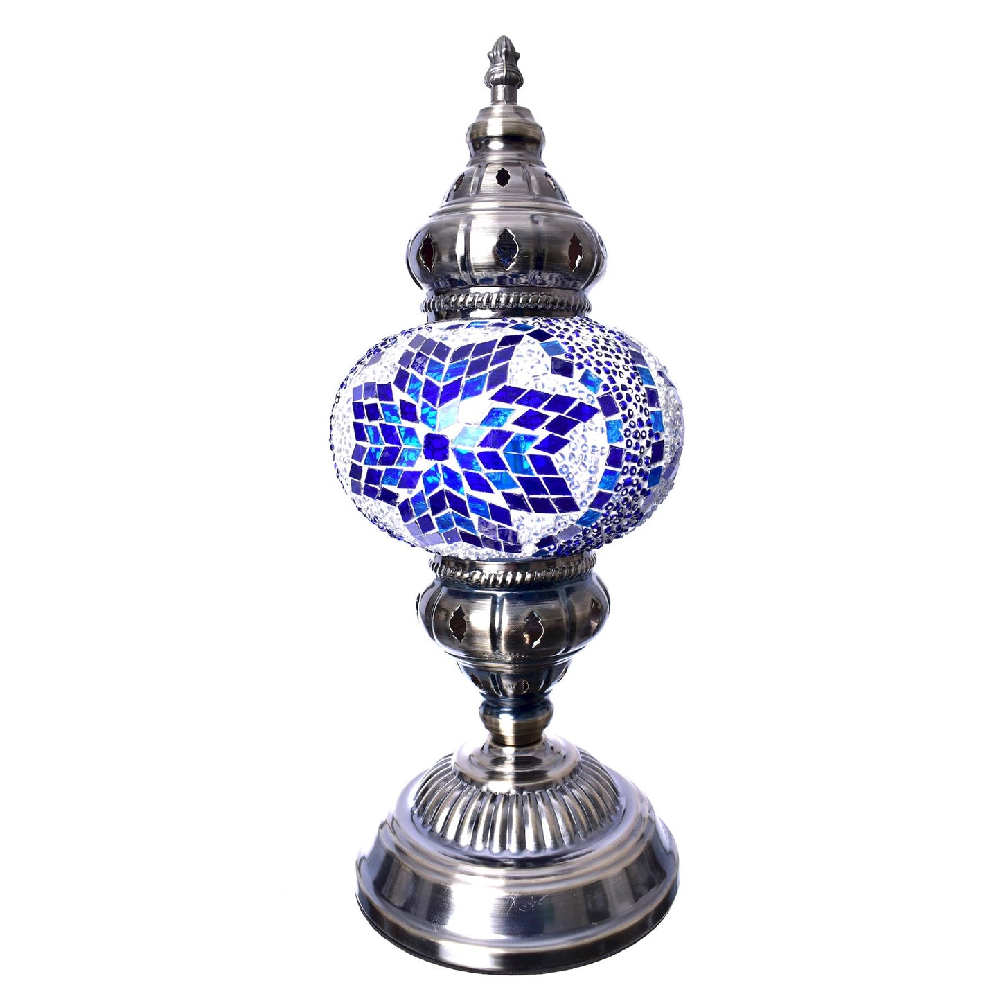 Turkish Mosaic Lamp - Blue (38cm)