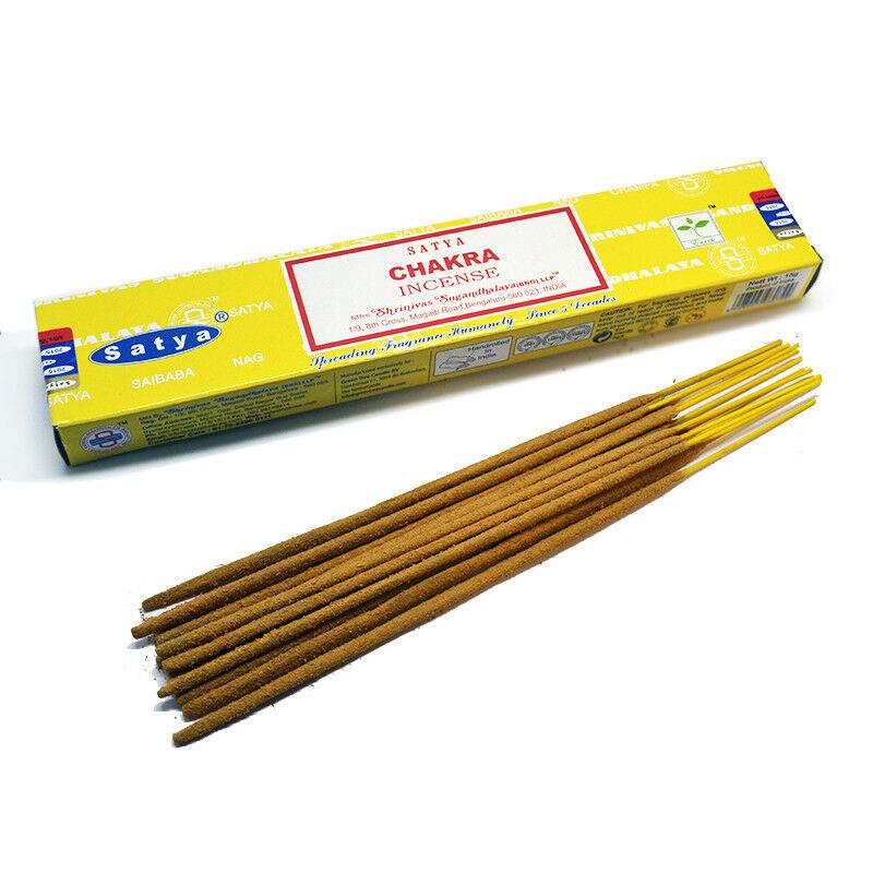 Satya Genuine 15g Incense Sticks - Chakra