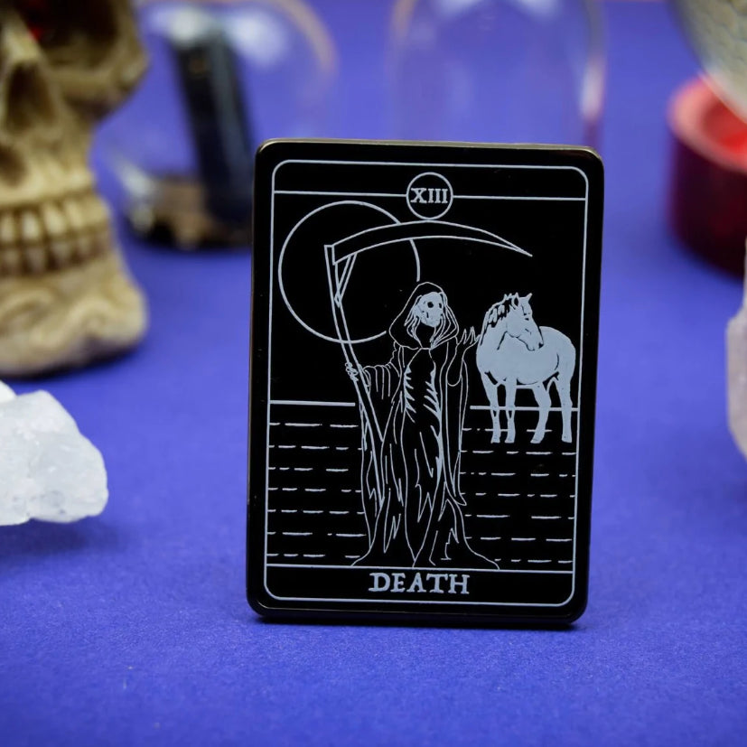 Death Tarot Card Pin