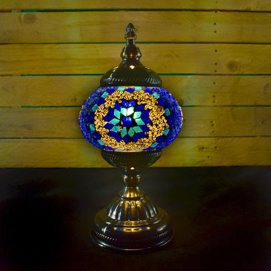 Turkish Mosaic Lamp - Blue (29cm)