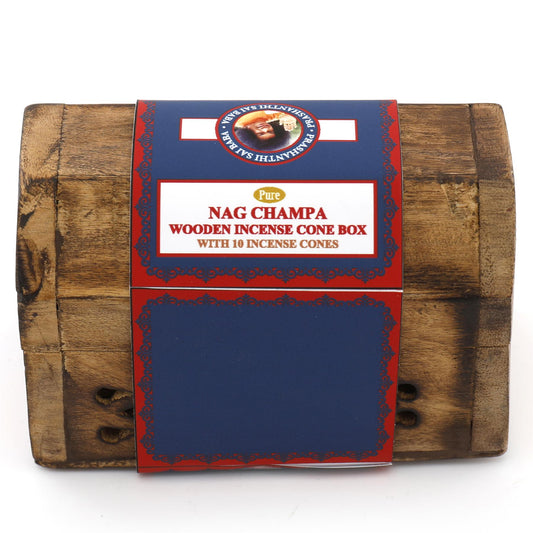 Nagchampa Wooden Incense Cone Box
