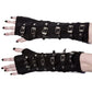 BUCKLE ARMWARMERS LADIES BLACK/SILVER SIZE O/S