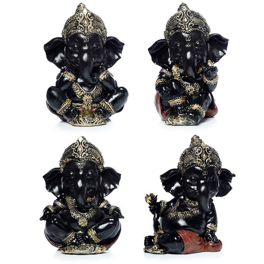 Black and Gold Ganesh