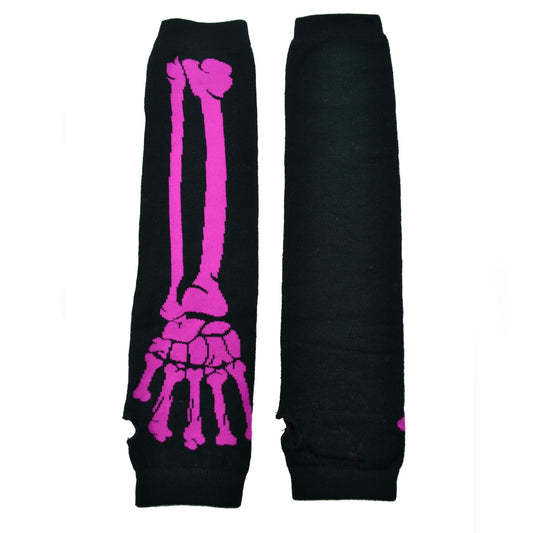 Bone Armwarmer Ladies Black/Pink One Size