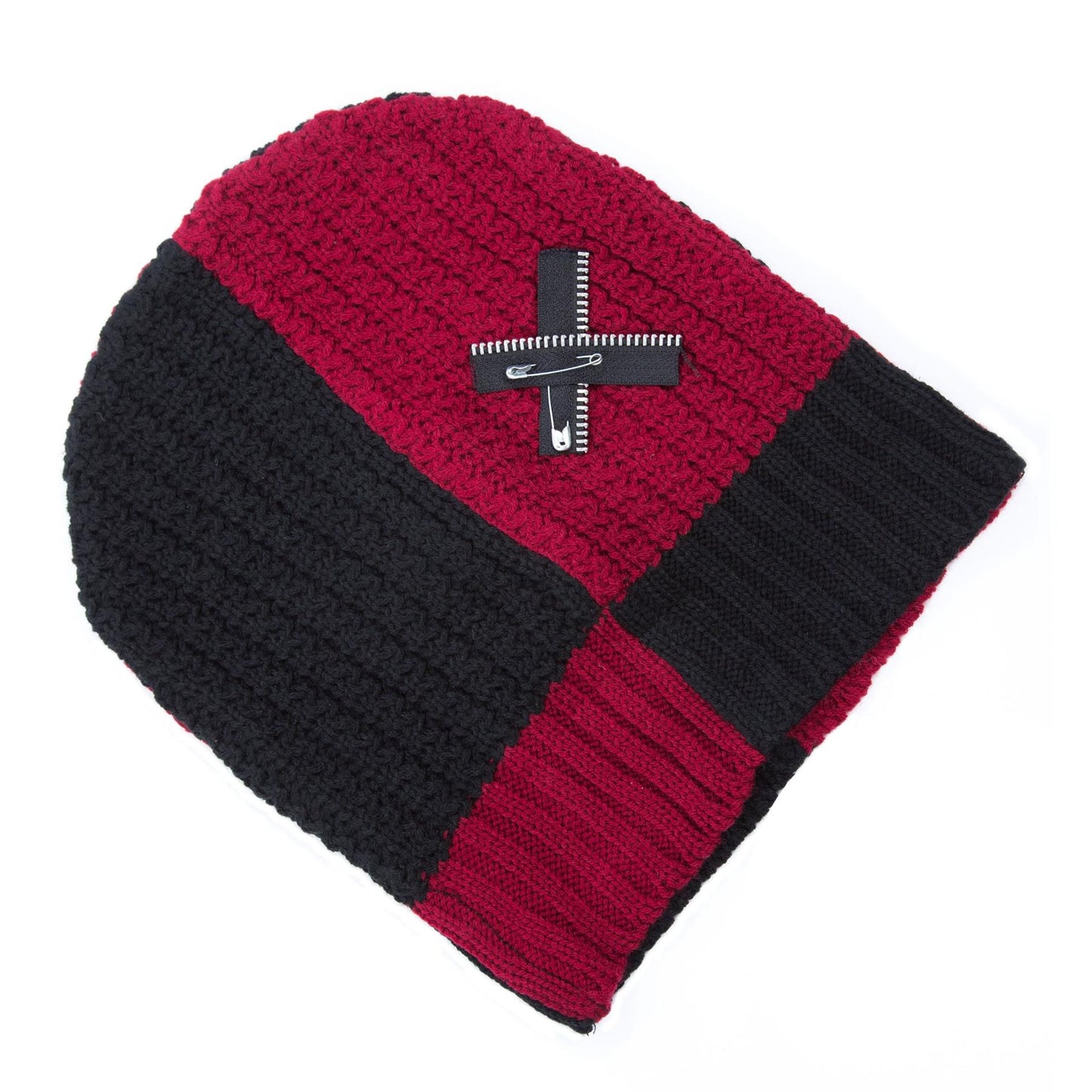 PITCH HATE HAT LADIES RED/BLACK SIZE O/S